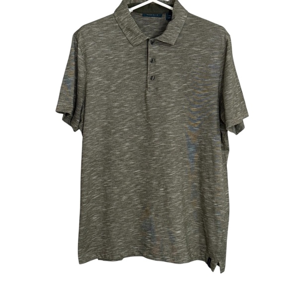 Perry Ellis Men's Green Short Sleeve Polo Shirt Size Large - Picture 1 of 4